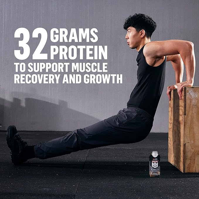 Muscle Milk Pro Advanced Nutrition Protein 11 Fl 12 Pack, 32g Protein, 1g Sugar, 16 Vitamins 5g Fiber,