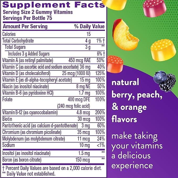 Vitafusion MultiVites Gummy Multivitamins 150 Count 2 Pack