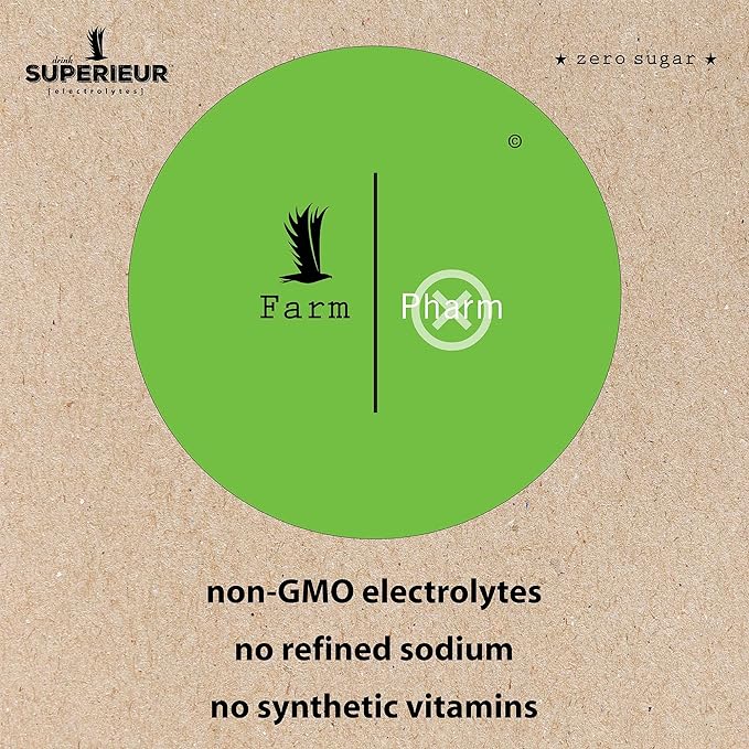 Superieur Electrolyte Powder Packets - Vegan Electrolyte Hydration Powder w/Sea Minerals - Keto Friendly, Non-GMO, Zero Sugar Electrolyte Supplement-Healthy Sports Drink -Lime Blueberry (14 Packets)