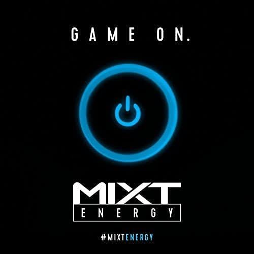 MIXT Energy Shaker Bottle, 16 oz. Shaker Bottle, BPA Free & Lid Mixing Technology (16 oz, Game Controller)
