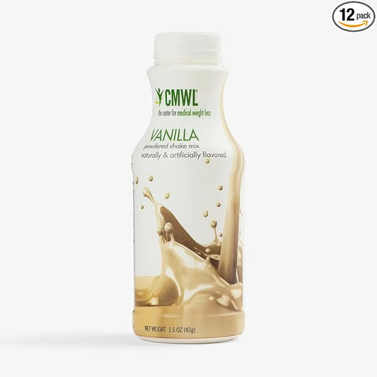 Vanilla Powdered Protein Shake Mix | On The Go Meal Replacement Shake | Support Weight Management | Muscle Maintenance | 160 Calories, 16g Protein, 24 Vitamins & Minerals, Low Carb, Zero Trans Fat