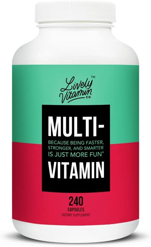 LIVELY VITAMIN CO. Multivitamin 37 Vitamins 240 Vegetarian
