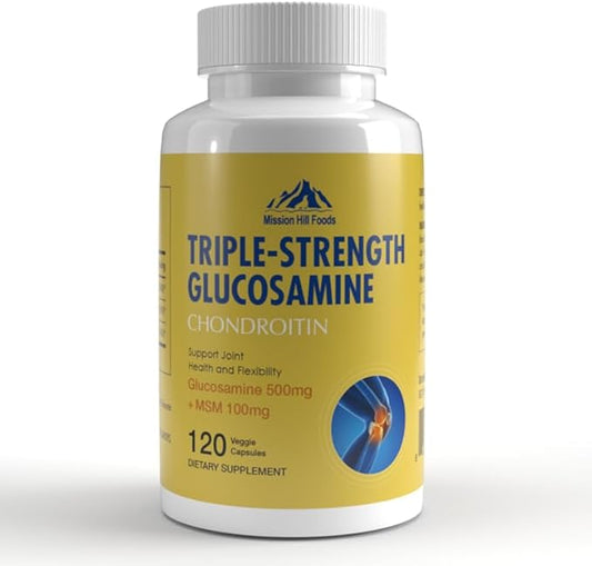 Glucosamine + Chondroitin + MSM 3-in-One 120 Count 4 Month
