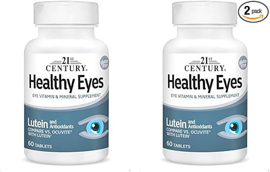 21st Century Healthy Eyes with Lutein 60 Count, (27452) (Pack 2)