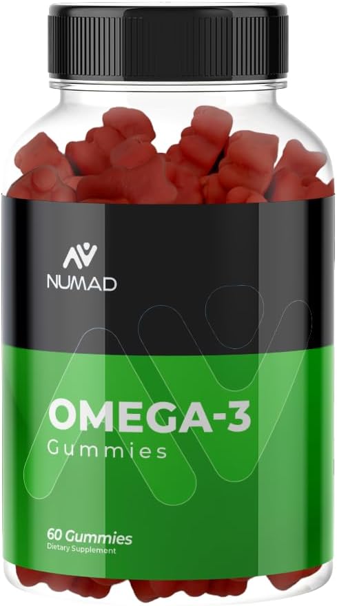 Gummies Omega-3 Fish Oil Supplement Healthy 60 Gummies