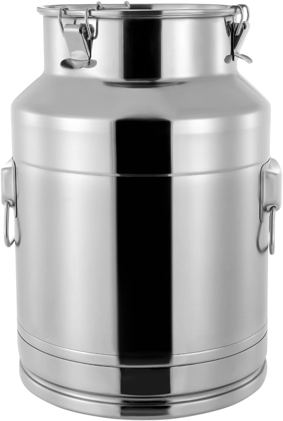 304 Food-Grade Stainless Steel Ice Bucket with Lid, 28L/7.4Gallon Good Sealing Storage Canister Milk Bucket Milk Can for Coffee, Tea, Water, Milk, Soup