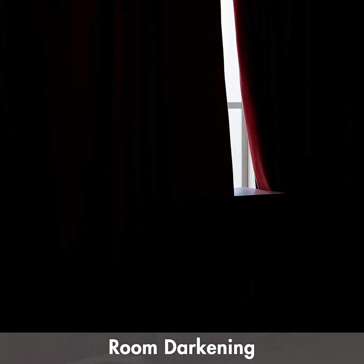 MIULEE Christmas Red Velvet Curtains Thermal Insulated Blackout Curtain Drapes for Bedroom Living Room Darkening 90 Inches Long Curtains Panels Rod Pocket Set of 2