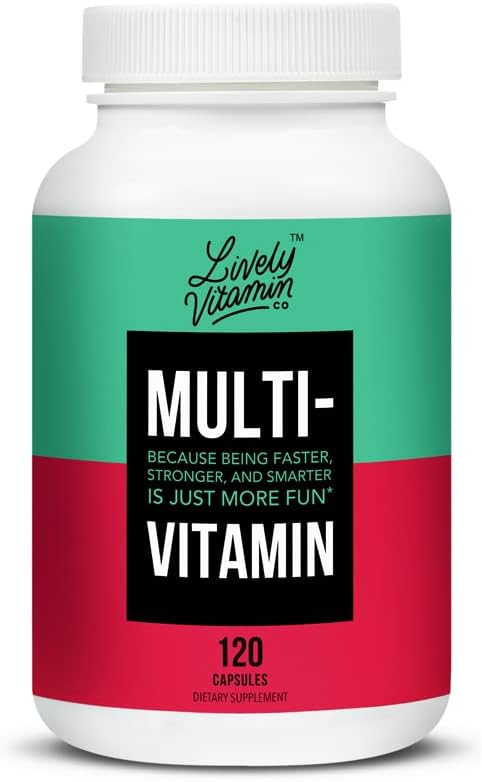 LIVELY VITAMIN CO. Multivitamin 37 Vitamins 120 Vegetarian