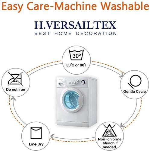 H.VERSAILTEX Velvet Stretch Couch Cushion Cover Plush Cushion Slipcover for Sofa Cushion Furniture Protector Seat Cushion Sofa Cover (3 Piece Sofa Cushion Covers, Vintage Green)