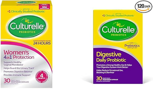 Culturelle Women’s 4-in-1 Daily Probiotic Supplements