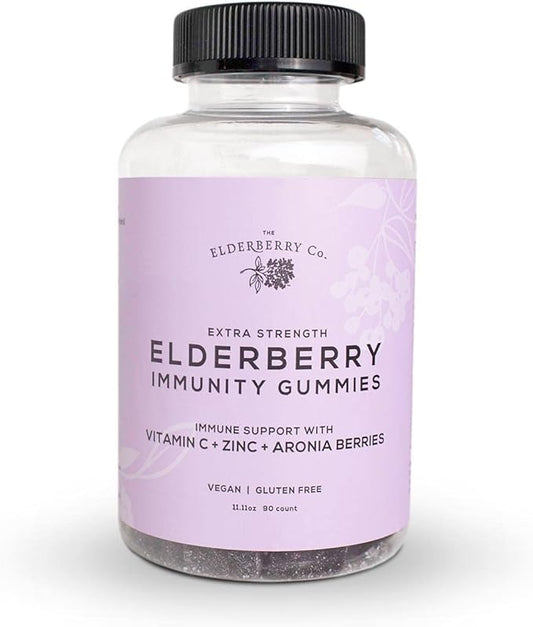 Extra Strength Elderberry Gummies with Vitamins (90 Count)