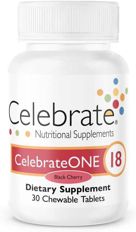 Celebrate Vitamins CelebrateONE 18 Chewables, 18mg Iron (30 Tablets)