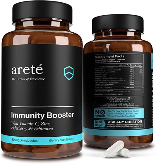 Premium Immunity Booster Supplement – 10 1 Natural 90 Capsules,