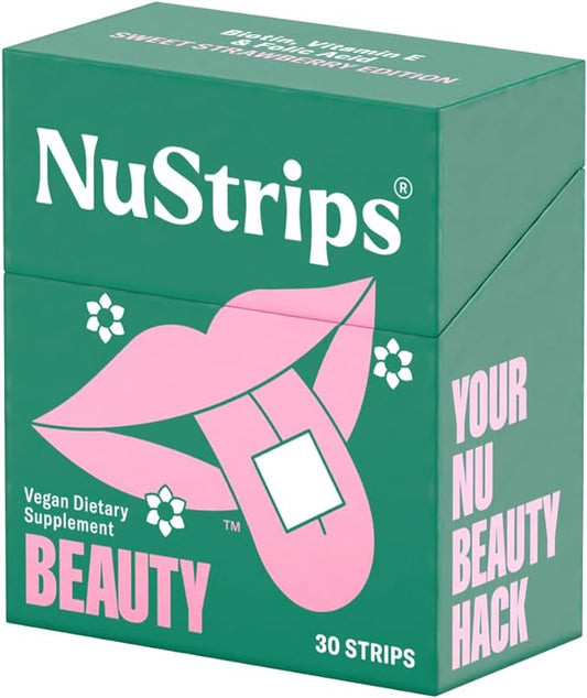 Beauty | Strawberry Flavored Oral Strips 30 Individually