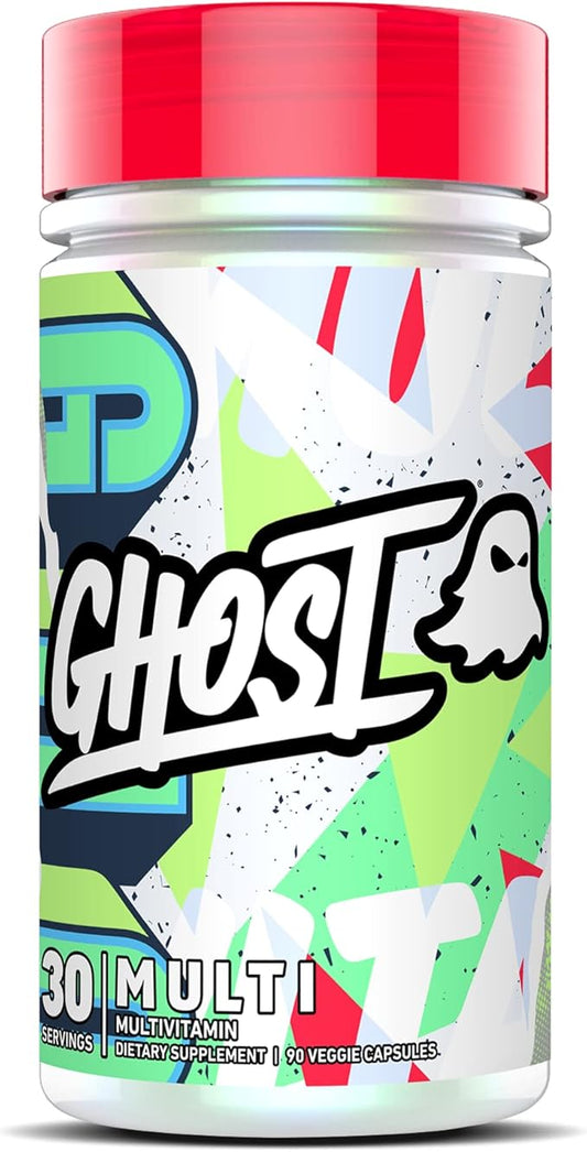 GHOST Multi Multivitamin for Men & 90 Capsules 21 Vitamins,