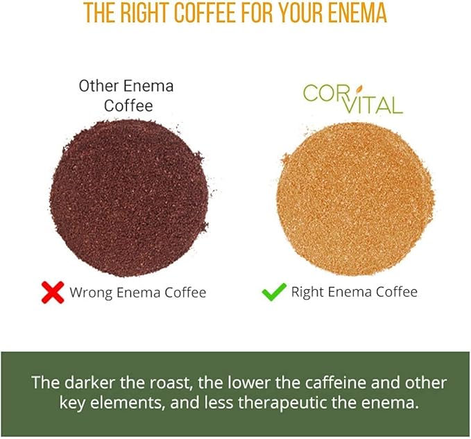 1lb Coffee Enema - Organic Enema Coffee - Best Organic Coffee for Enema - Gerson Approved Therapy Roast Coffee Detox Cleanse - Liver Cleanse Detox & Repair - Mold Free Coffee Colon Cleanse