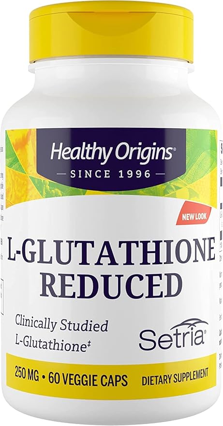 Healthy Origins L-Glutathione (Setria) Reduced, 250 mg 60 Veggie