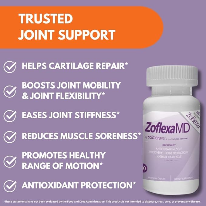 ScimeraMD® Zoflexa Joint Support Supplement 60 CT