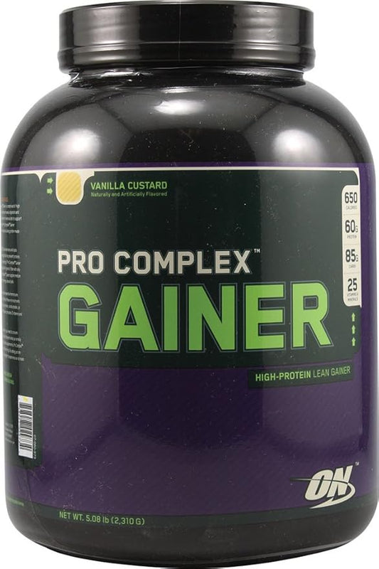 Optimum Nutrition Gold Standard Pro Gainer, Weight Gainer Protein Powder, Vanilla Custard, 5.09 Pounds (Packaging May Vary)