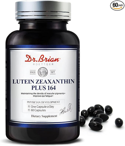 Dr. Brian Eye Vitamins Lutein & 16mg Zeaxanthin 4mg Astaxanthin 5mg Vitamin 2333iu Vitamin 9iu for