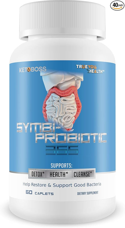 Symbi-Probiotic 365 Keto Probiotic Health Support - Probiotic Life Energy & Gut Support - Health Starts in The Gut - Healthy Symbiotic 365 Daily Probiotic - Inspired by Dr Sebi Products & Sebi Detox