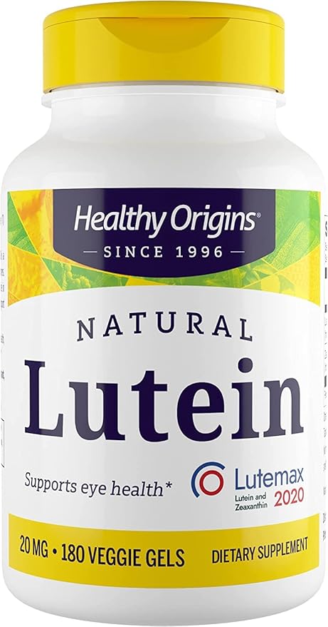 Healthy Origins Lutein (Lutemax 2020), 20 mg 180 Veggie