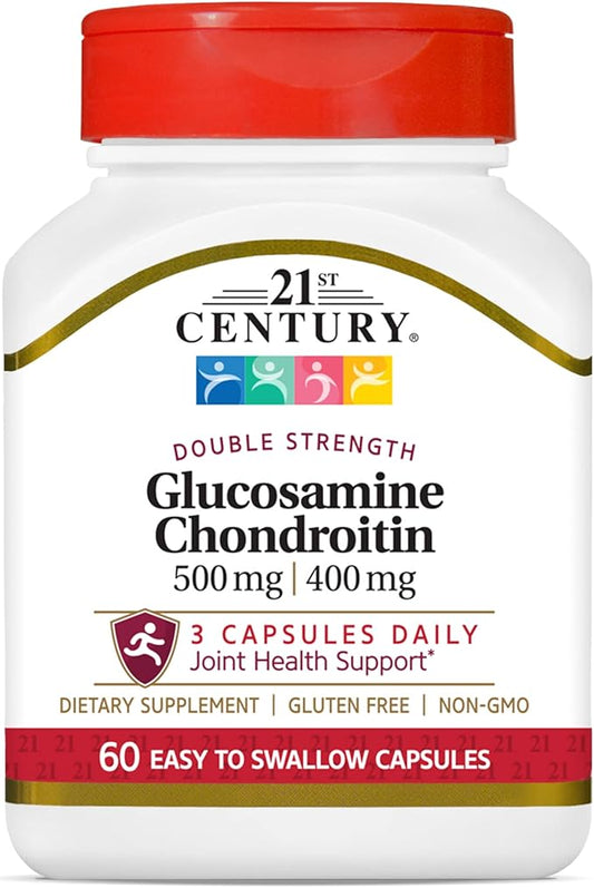 21st Century Glucosamine Chondroitin 500/400mg 60 Count