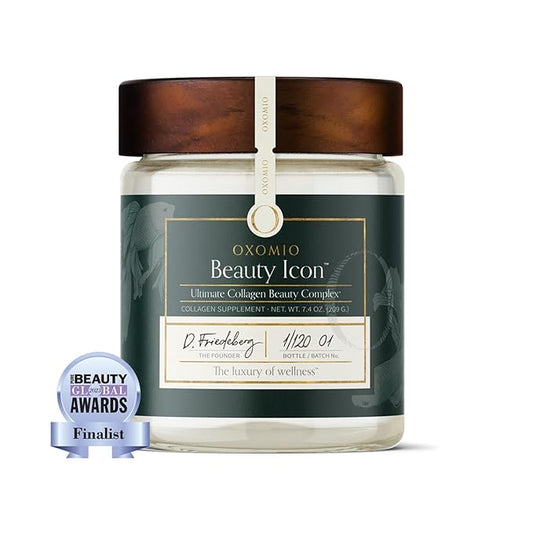Beauty Icon, Marine Collagen Peptides Powder, 10.8 Grams 7.4 Oz,