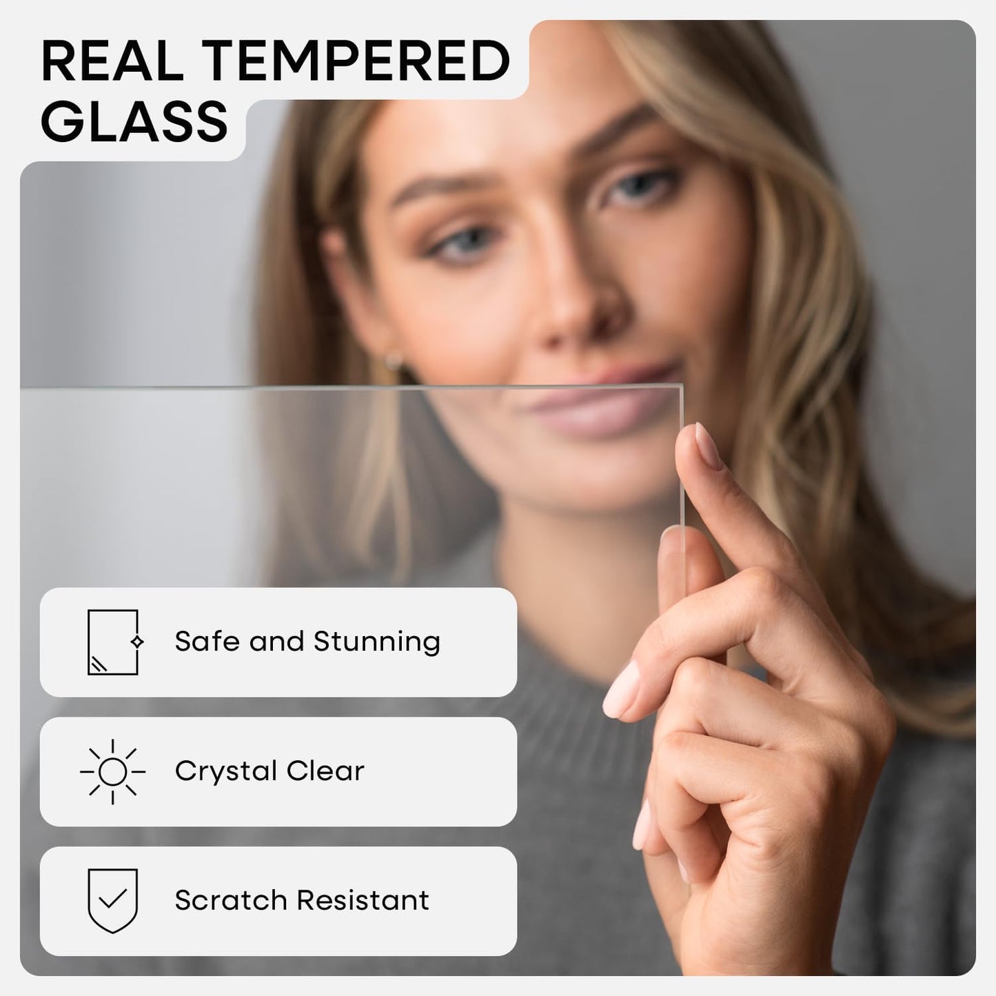 Homeforia 20x24 Picture Frame Black, High End Metal 20x24 Frame Matted to 16x20 Print, 20 x 24 Black Poster Frames with Mat 16 by 20 inch Photo, 24x20 Hanging Frame, Tempered Glass, Wall Kit, Set of 1