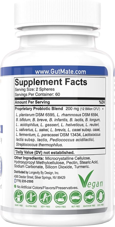 Gut Mate® Probiotics 15x More