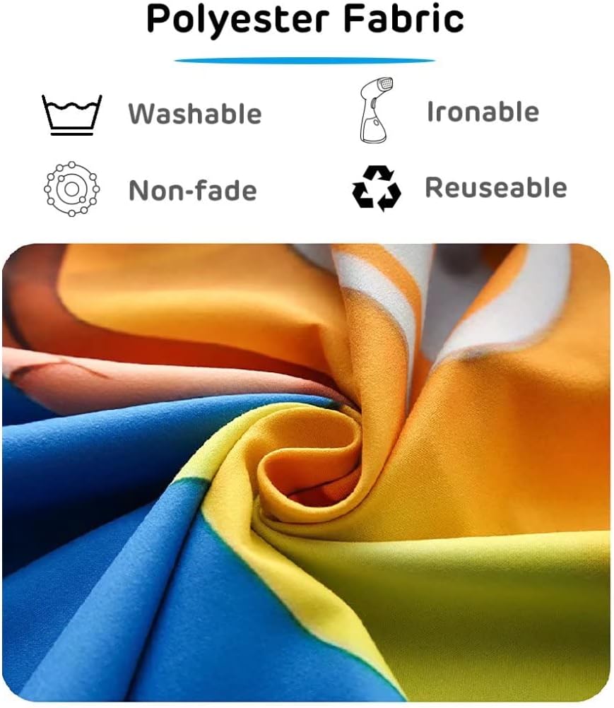 BELECO Tie Dye Tapestry Wall Hanging 60x50 Inch Fabric Tie Dye Color Texture Background Tapestry Groovy Sign Rainbow Tapestry Hippie Tie Dye Tapestries for Bedroom Living Room Dorm Decor