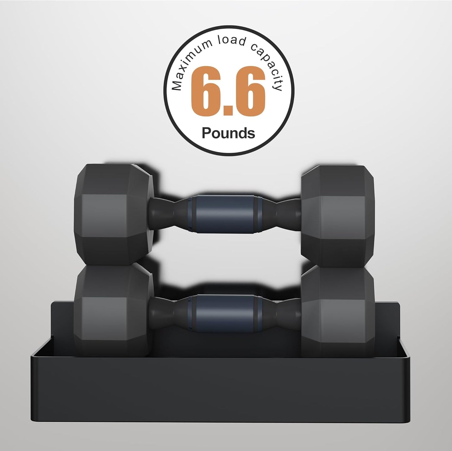 Magnetic Spice Rack for Refrigerator, Kitchen Organizer and Storage Shelf, Black (6 Pack)…