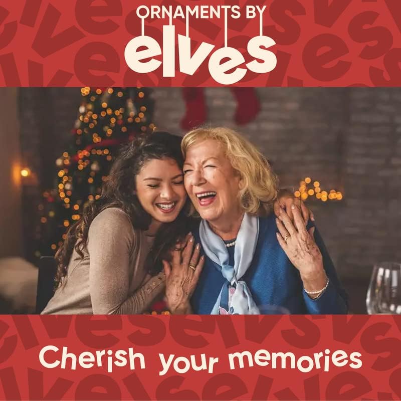 Elves Personalized Music Ornaments 2024 - African American Boy Piano Ornaments for Christmas Tree Musical Decorations