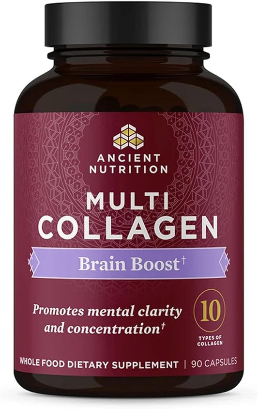 Ancient Nutrition Collagen Protein Brain Boost, 90 ct