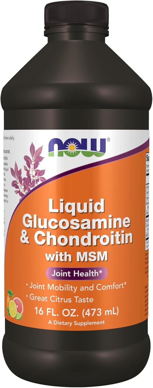 NOW Supplements, Glucosamine & Chondroitin 16-Ounce
