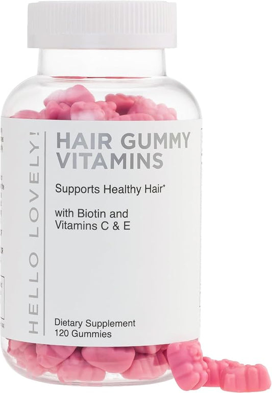 Hello Lovely! Hair Vitamins Gummy 5000 mcg 120 Bear