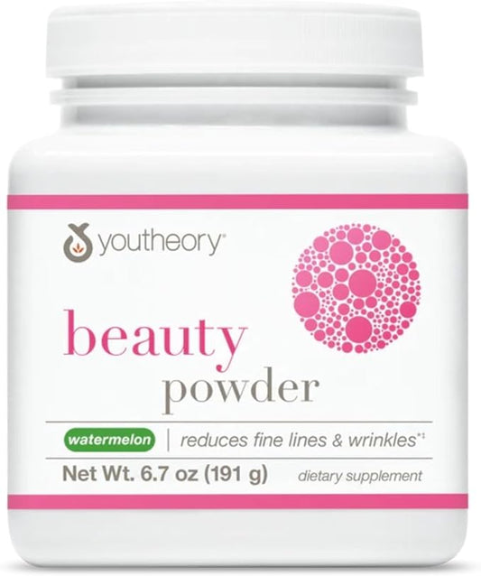 Youtheory Beauty Powder Watermelon Flavor, 21