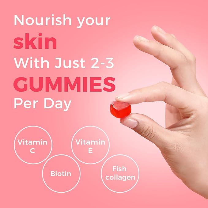 Nature's Key Collagen Gummies with Vitamins 600mg Collagen (120 Gummies, 1)
