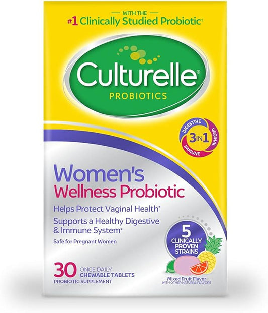 Culturelle Women’s Wellness, Daily Chewable Probiotics 30 Count