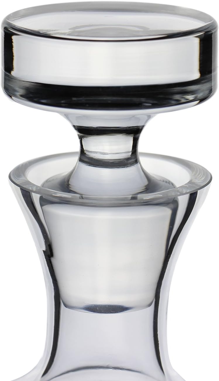 Ravenscroft Crystal | Elegant European-Made Hand-Blown Taylor Decanter w/Stopper | 100% Lead-Free Crystalline | 35 FL Oz | Gift-Boxed