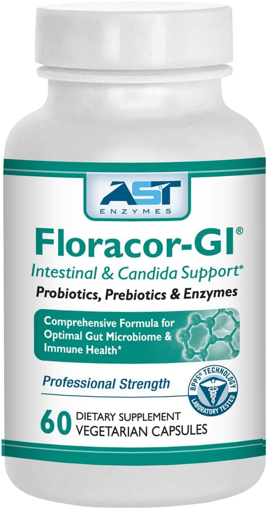 Floracor - Supports Gut & Intestinal 60 Vegetarian