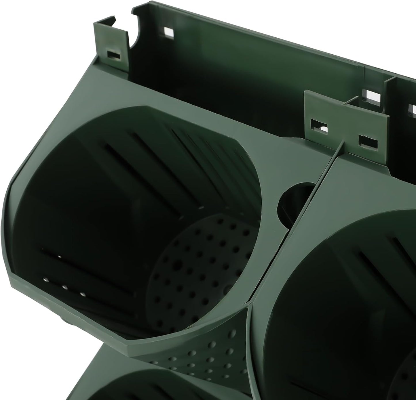 Wall Mounted Vertical Garden Planter, 6 Row 36 Plant Grow Pots, Self-Watering Vertical Planters with Timer, Indoor Outdoor Green Wall Decoration for Strawberries Flowers Herbs