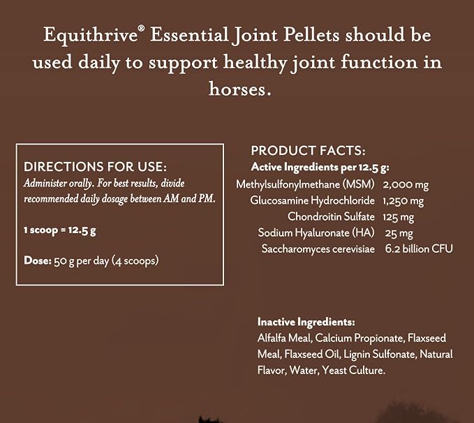 Equithrive Classic Joint Supplement Pellets 10 lbs