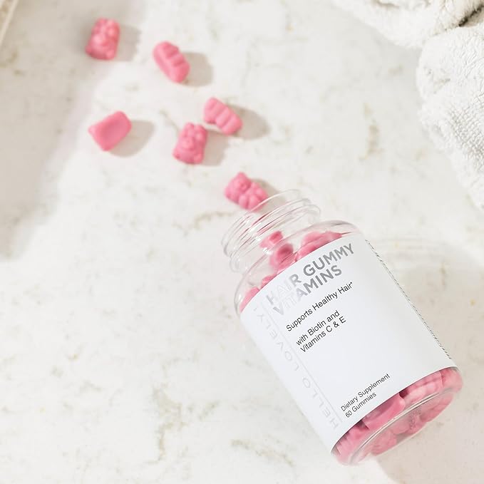 Hello Lovely! Hair Vitamins Gummy 5000 mcg 60 Bear