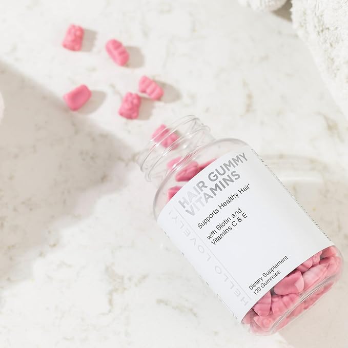 Hello Lovely! Hair Vitamins Gummy 5000 mcg 120 Bear