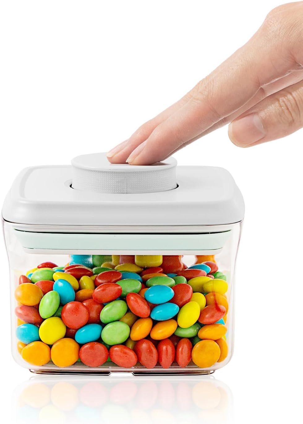 Mini Snack Containers - 0.3 Qt Pop Food Storage Containers, BPA Free Small Food Containers with Lids, Food-Grade Air Tight Containers Candy Jars 320ml