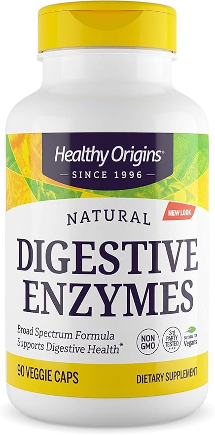 Healthy Origins Digestive Enzymes (NEC) Broad Spectrum 90 Veggie
