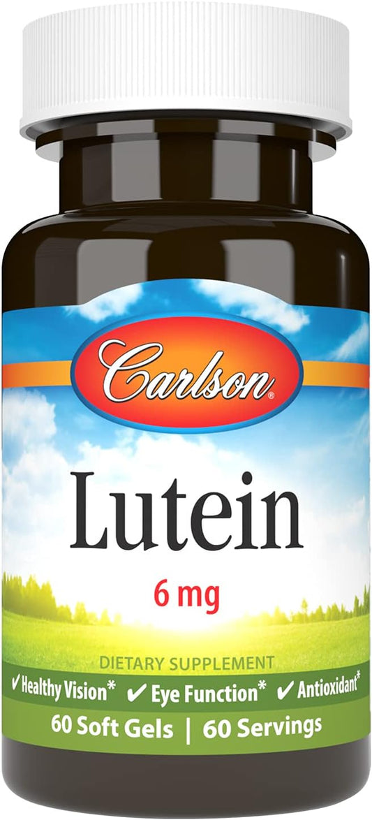 Carlson - Lutein, 6 mg, Healthy 60 Softgels