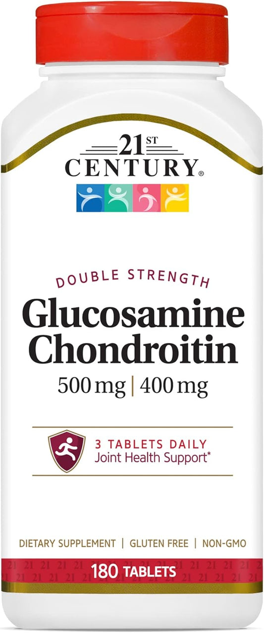 21st Century Glucosamine Chondroitin 500/400mg 180 Count