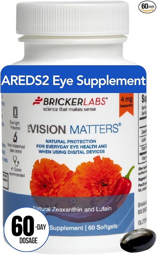 Vision Matters Eye Health Vitamins, Natural 60 Softgels